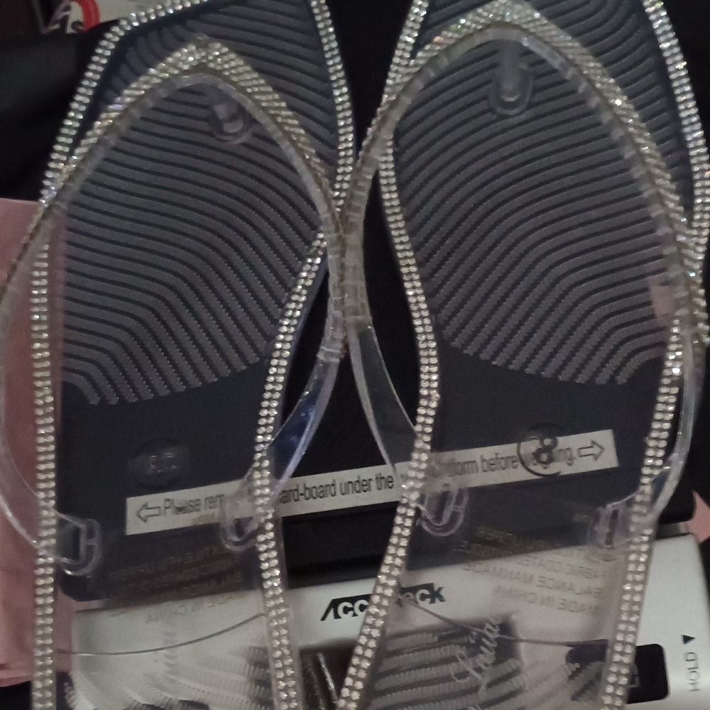Elegant Clear Rhinestone  Women's Sandals